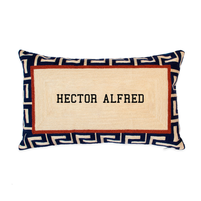 Blue Custom Pillow