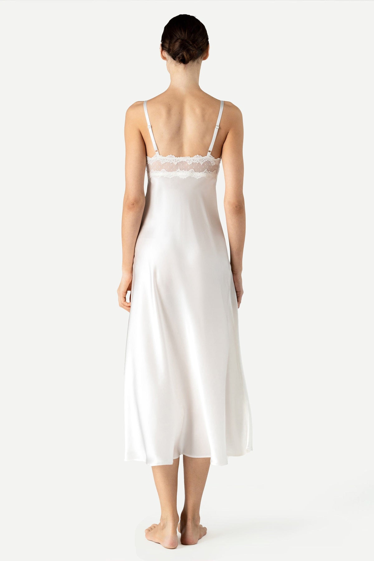 Anya Beautiful Bust-Support Long Silk Gown Long Gown NK iMODE