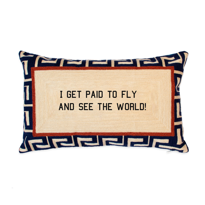 Blue Custom Pillow