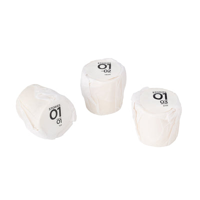STORIES Nº.01 BOUGIE PARFUMÉE, PERFUMED CANDLE TRIO REFILL SET
