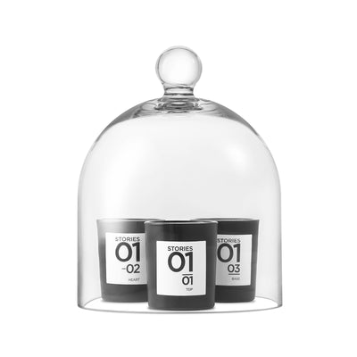 STORIES Nº.01 Bougie Parfumée Perfumed Candle Trio