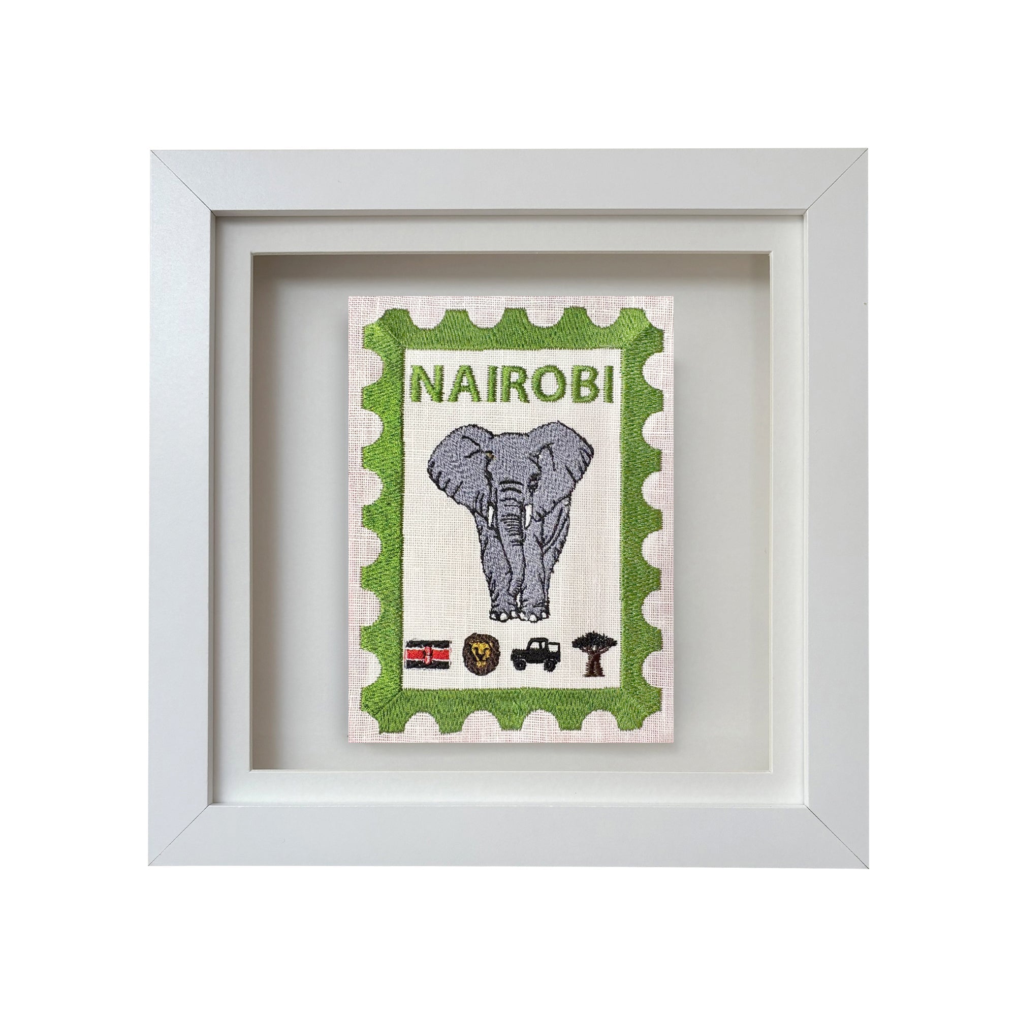 Nairobi Embroidered Stap Artwork