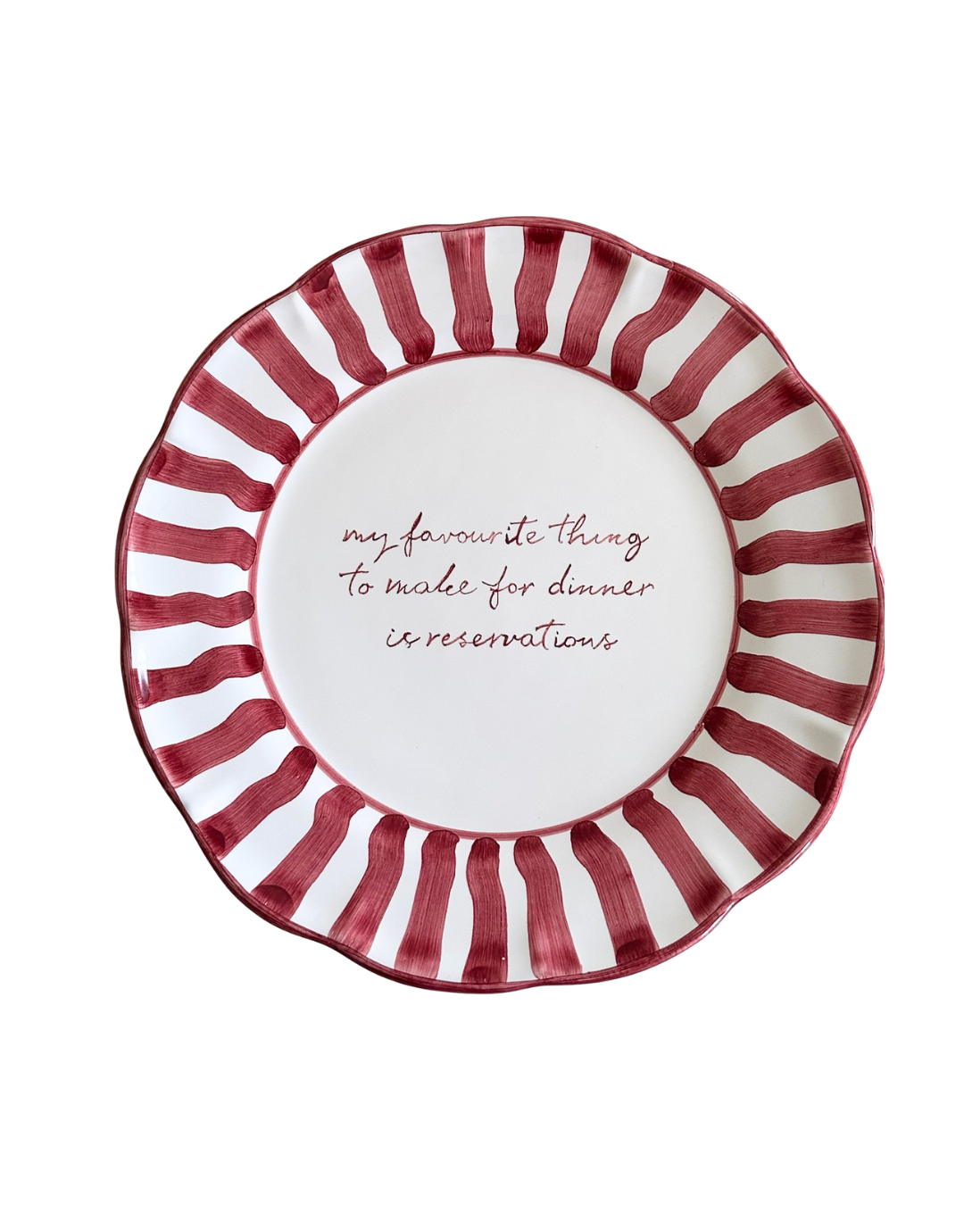 Your Next Dinner Party Plates (set of 6)