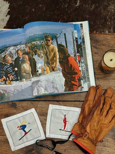 The Ski Cocktail Napkin Set