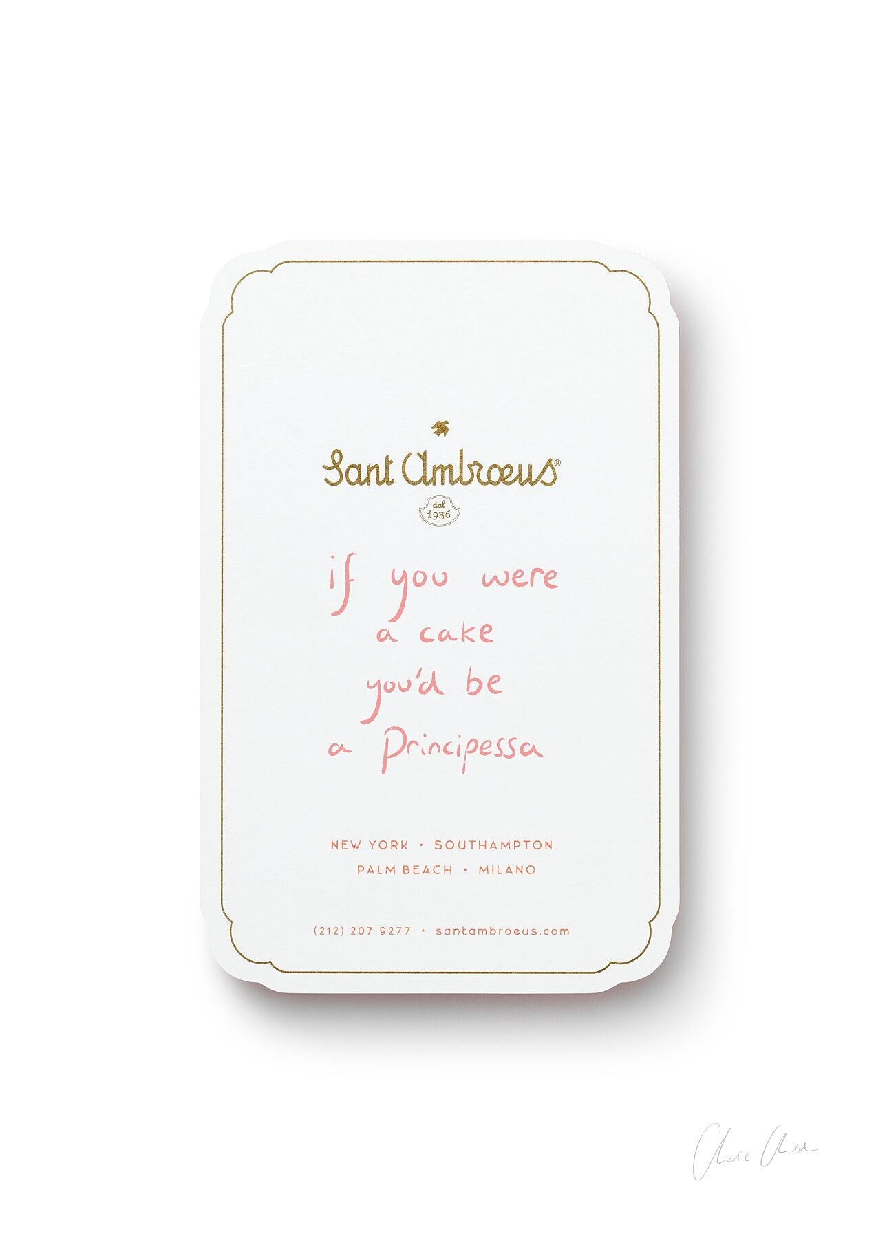 Card at Sant Ambroeus