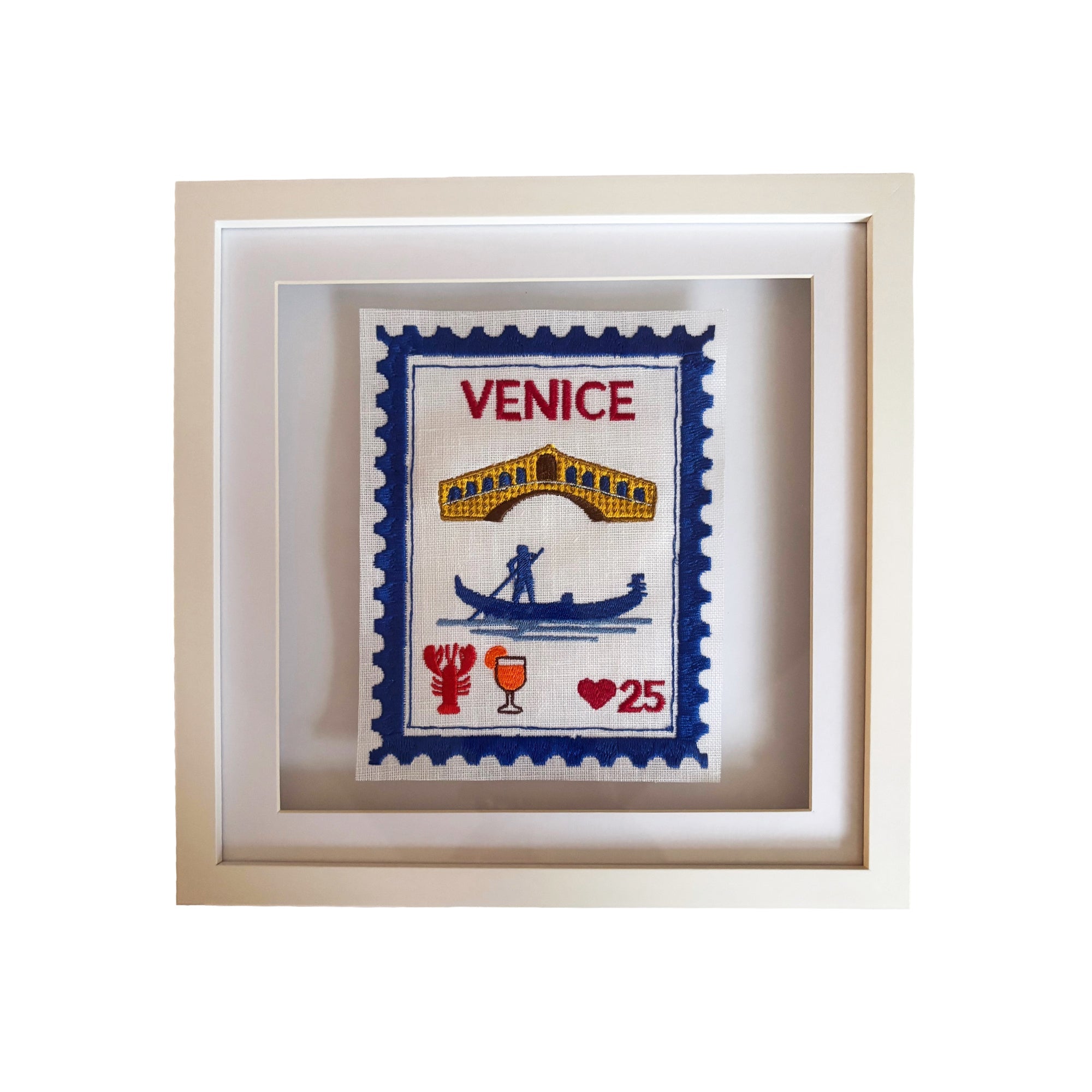 Venice Embroidered Stamp