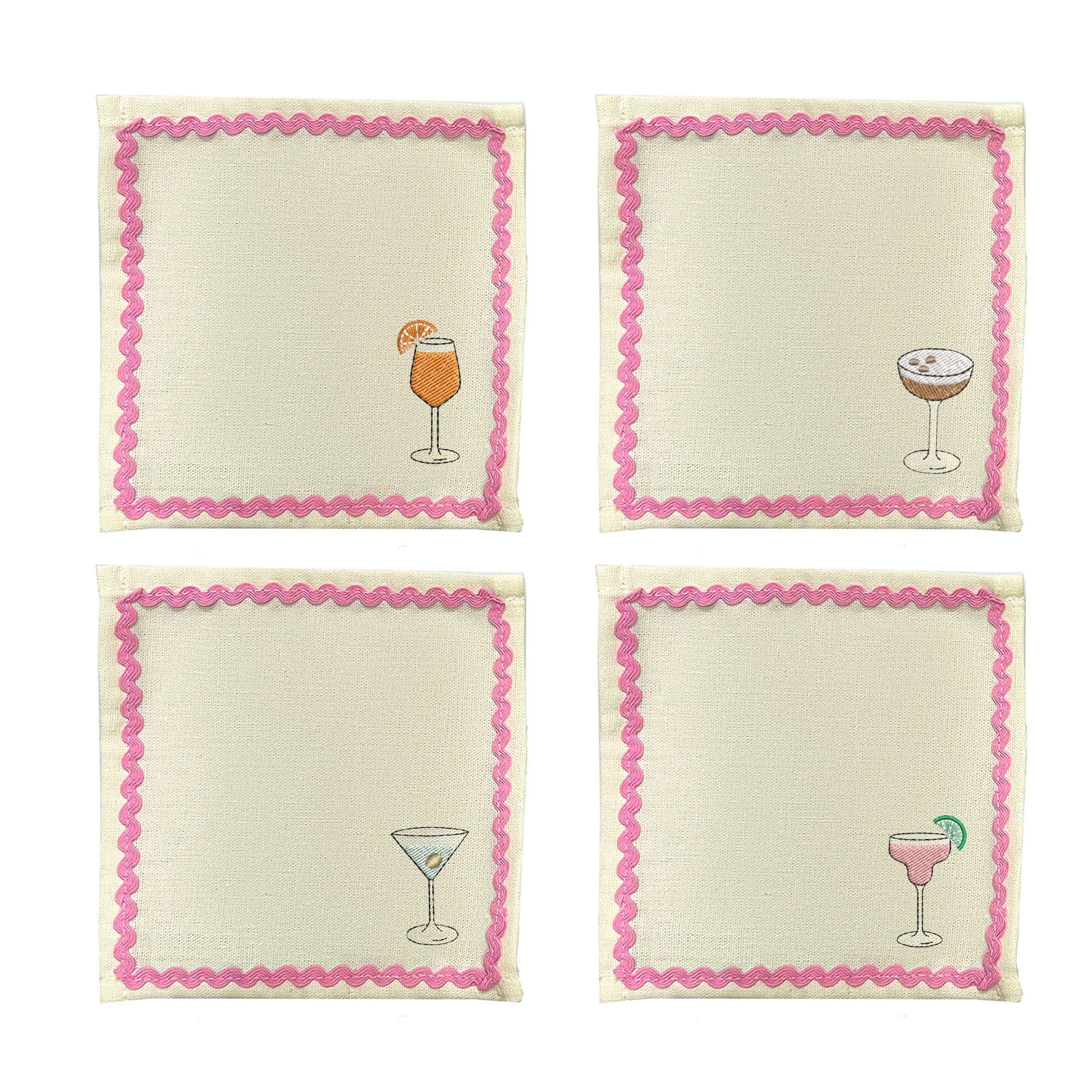 Cocktail Cocktail Napkins | Set of 4