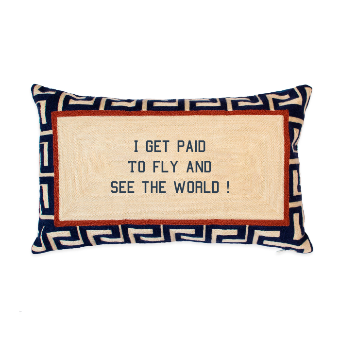 Blue Custom Pillow 1