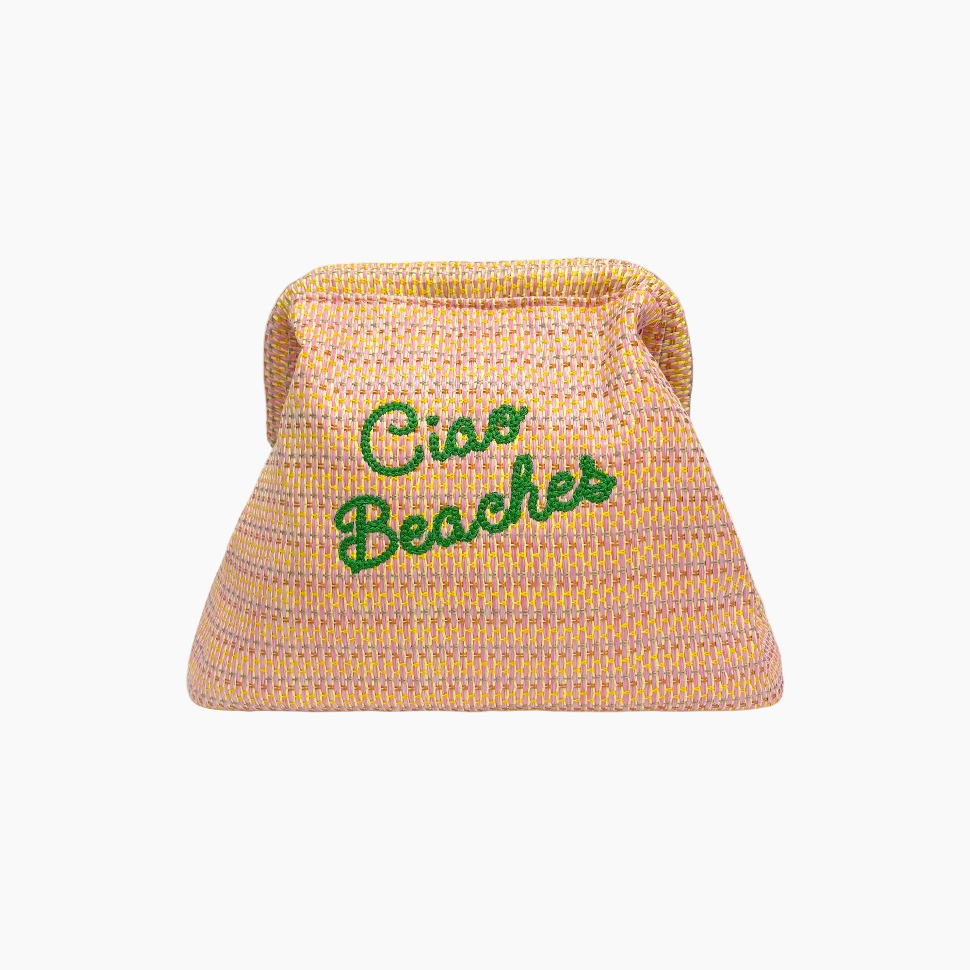Ciao Beaches Pink Clutch