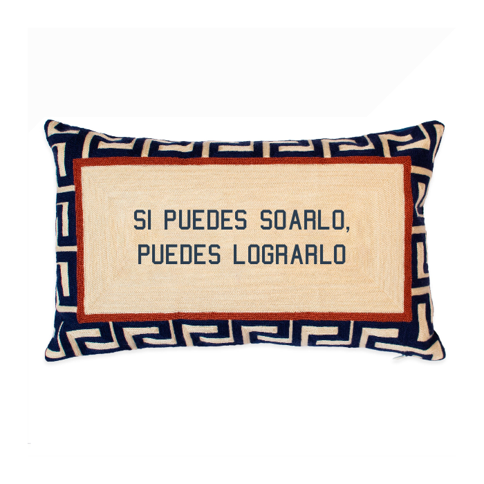 Blue Custom Pillow