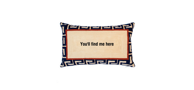 Blue Custom Pillow 1