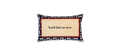 Blue Custom Pillow 1