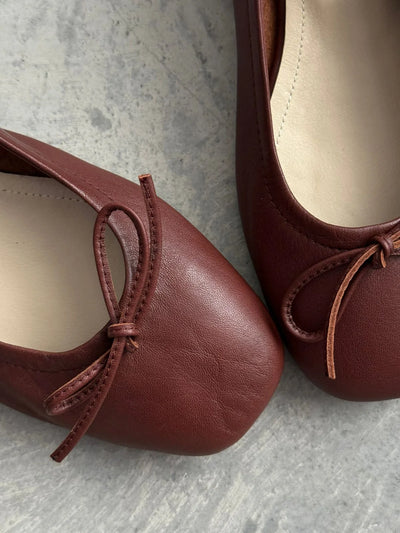 Brown Ballerina Flats