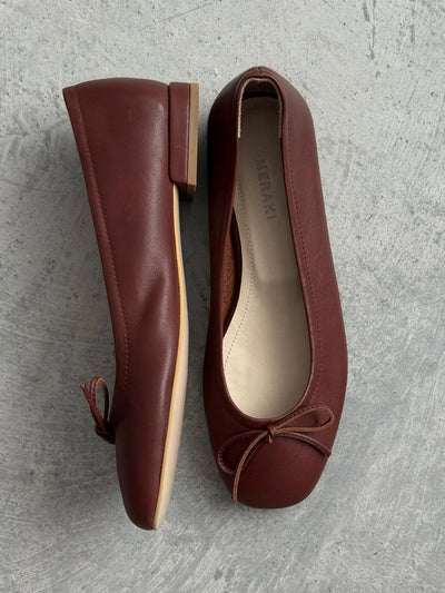 Brown Ballerina Flats
