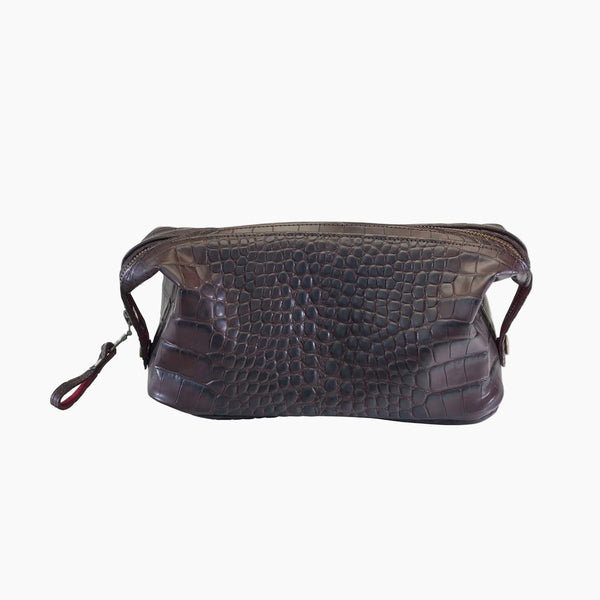 PLOWDEN & FALLOW | HORACIO WASH BAG | BROWN