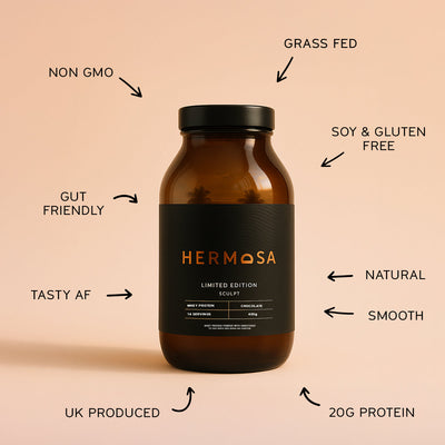 GRASS-FED WHEY PROTEIN POWDER 420G JAR