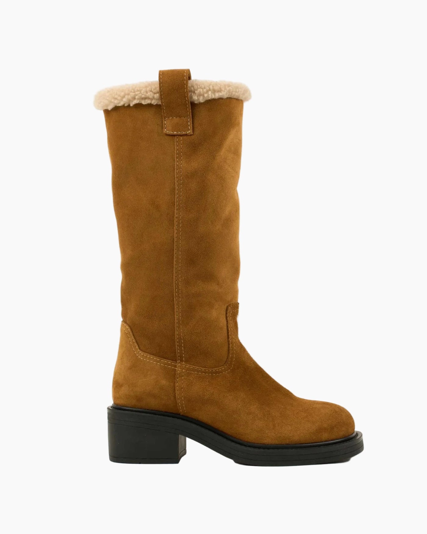 Caramel Suede Alpine Boots