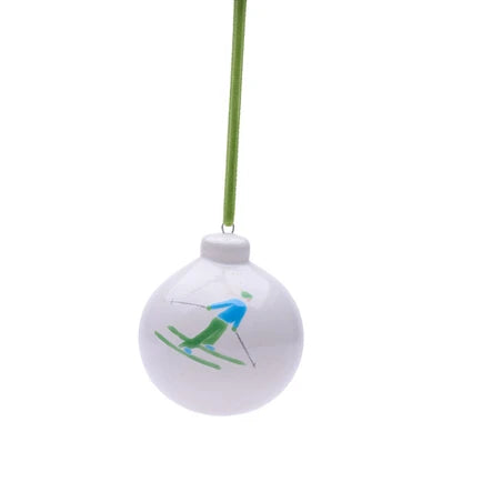 Set of 6 Chatel Ski Baubles