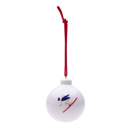 Set of 6 Chatel Ski Baubles