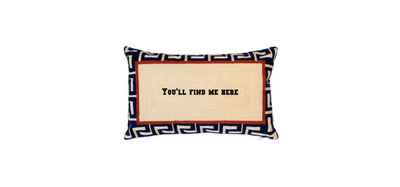 Blue Custom Pillow 1