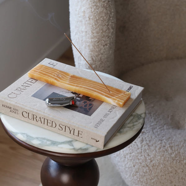 Franca Incense Holder | Honey Onyx
