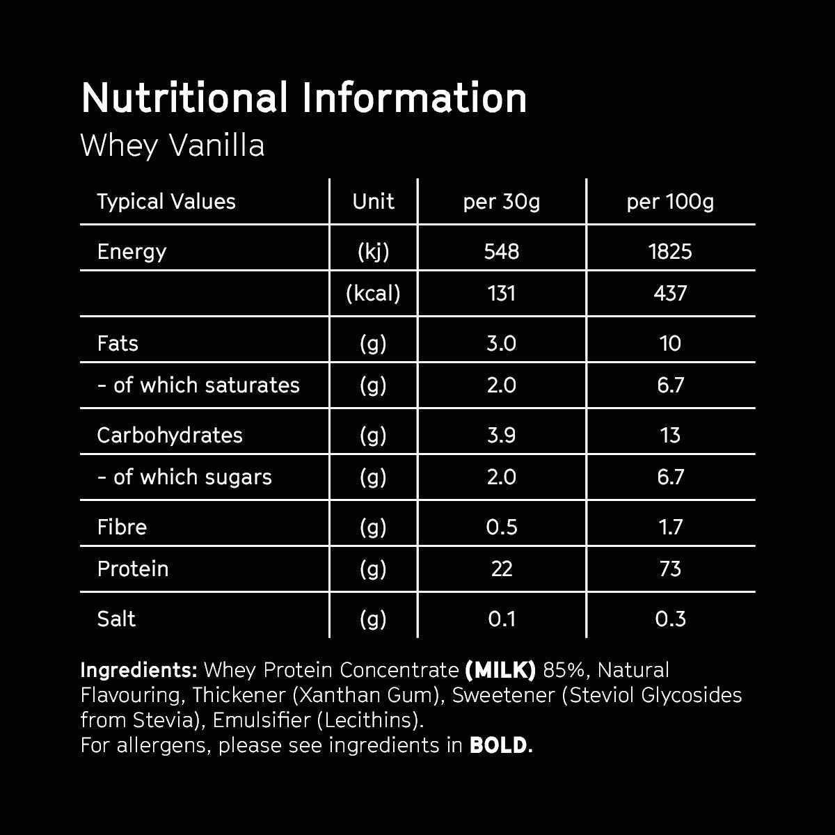 GRASS-FED WHEY PROTEIN SACHETS