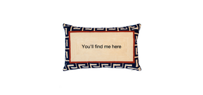 Blue Custom Pillow 1