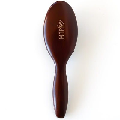 The Signature Brush – Boar Bristle Hairbrush Logo Engraved Edition