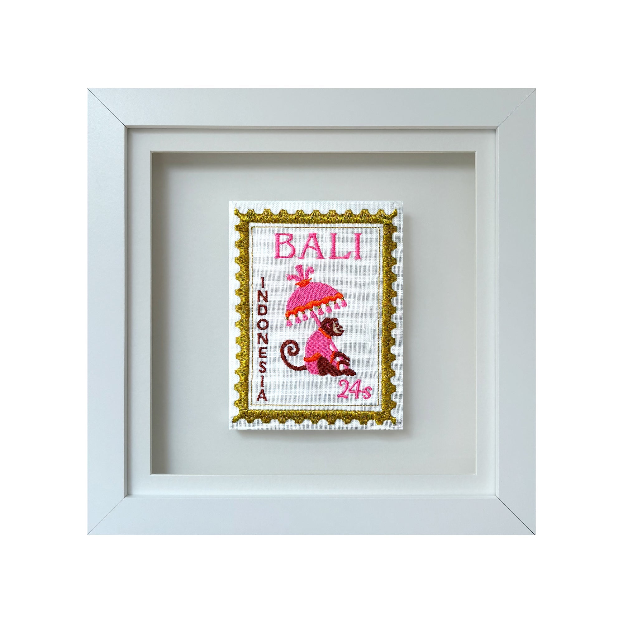 Bali Inspired Stamp Artwork
