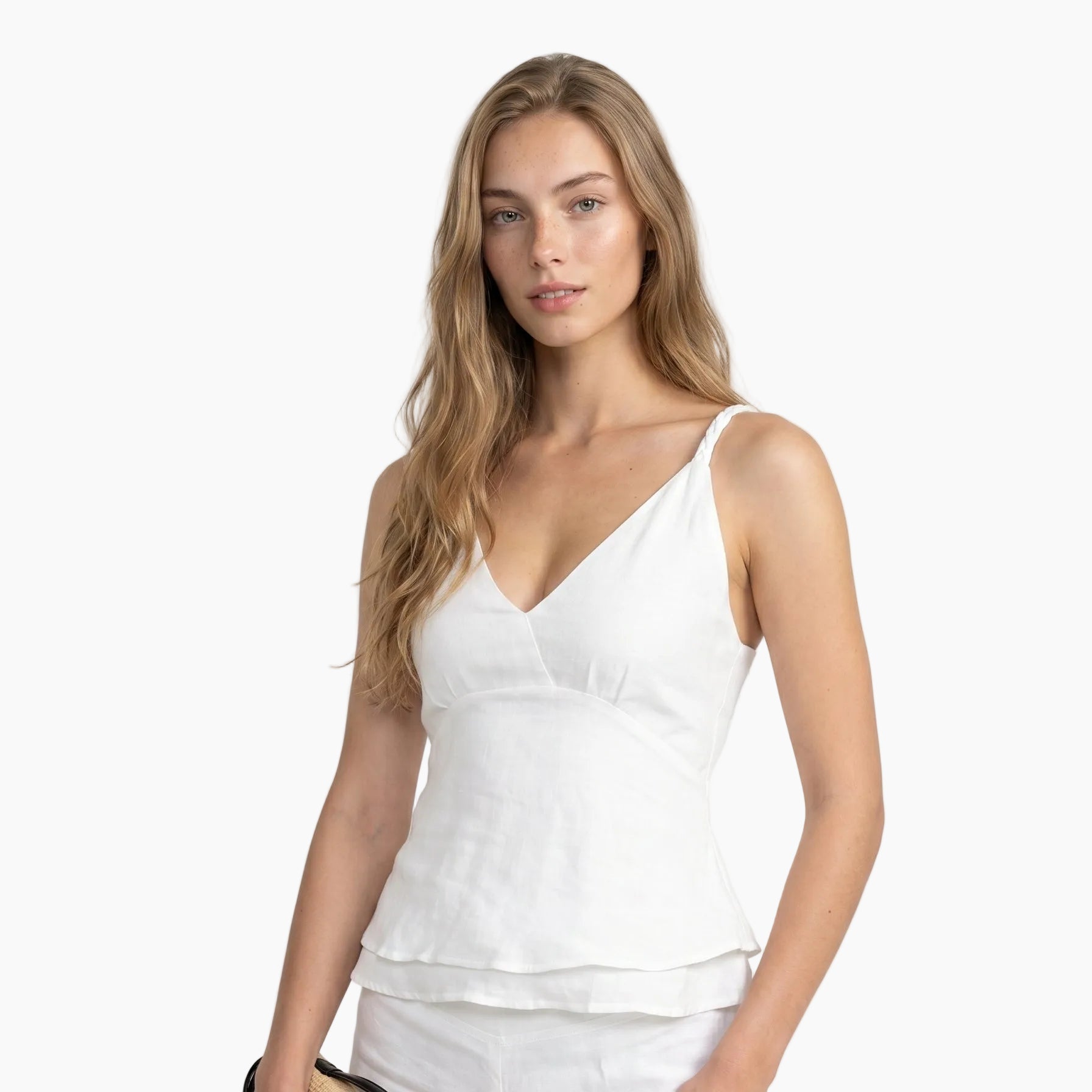 The Amara Linen Top