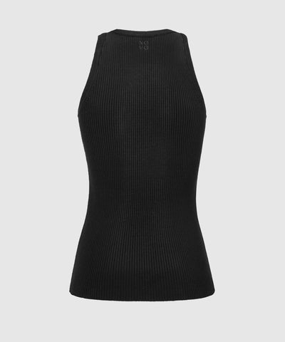 Black - Midweight Cotton Tank Top