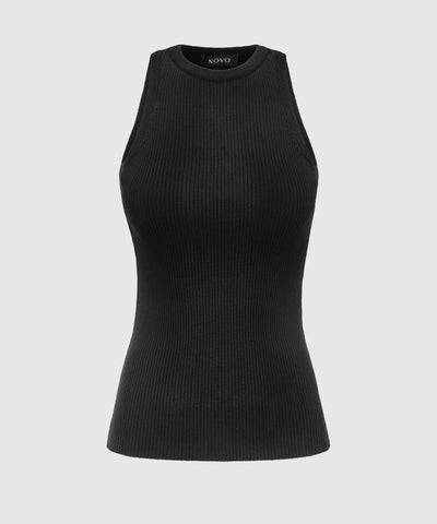 Black - Midweight Cotton Tank Top