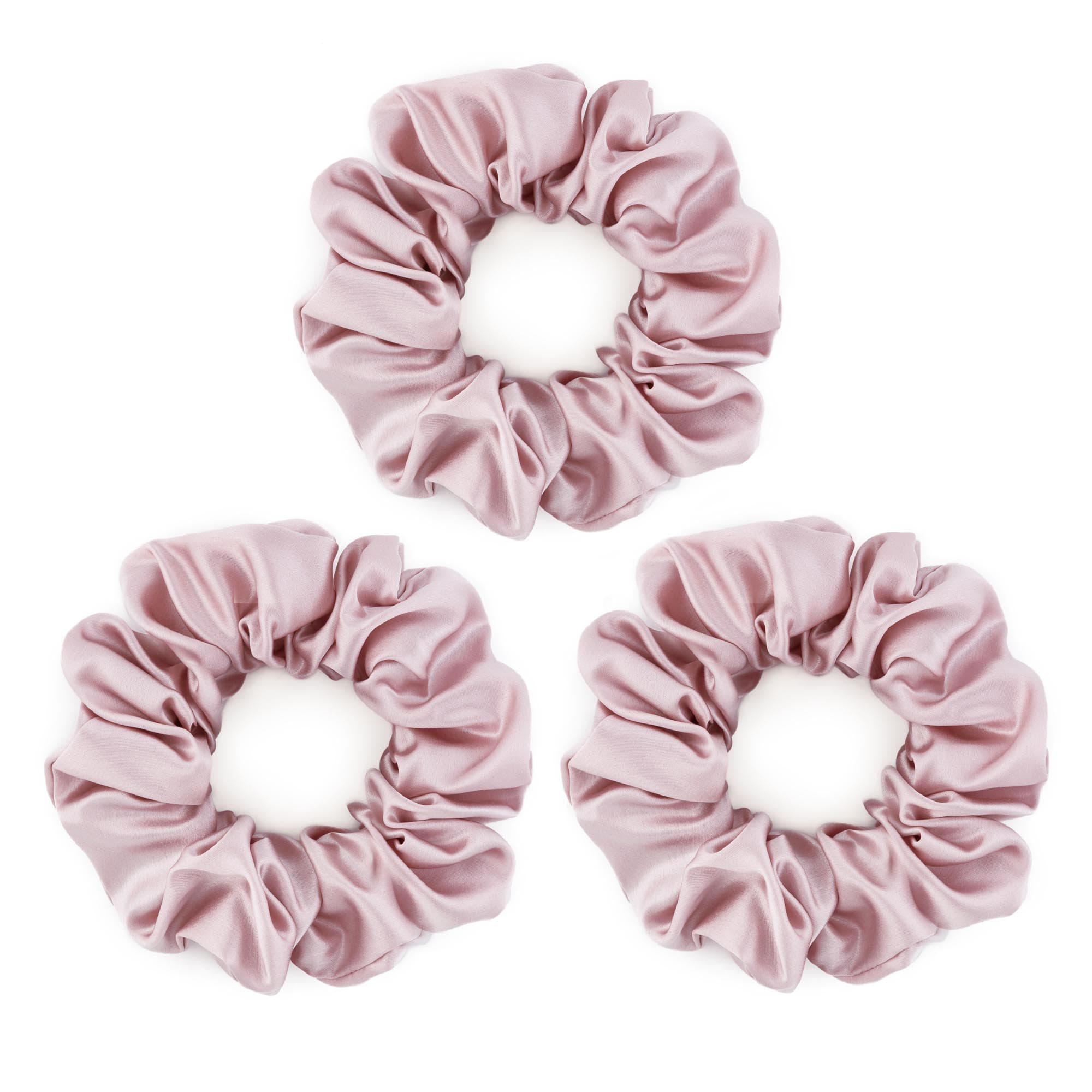 Large Silk Scrunchies Pack of 3