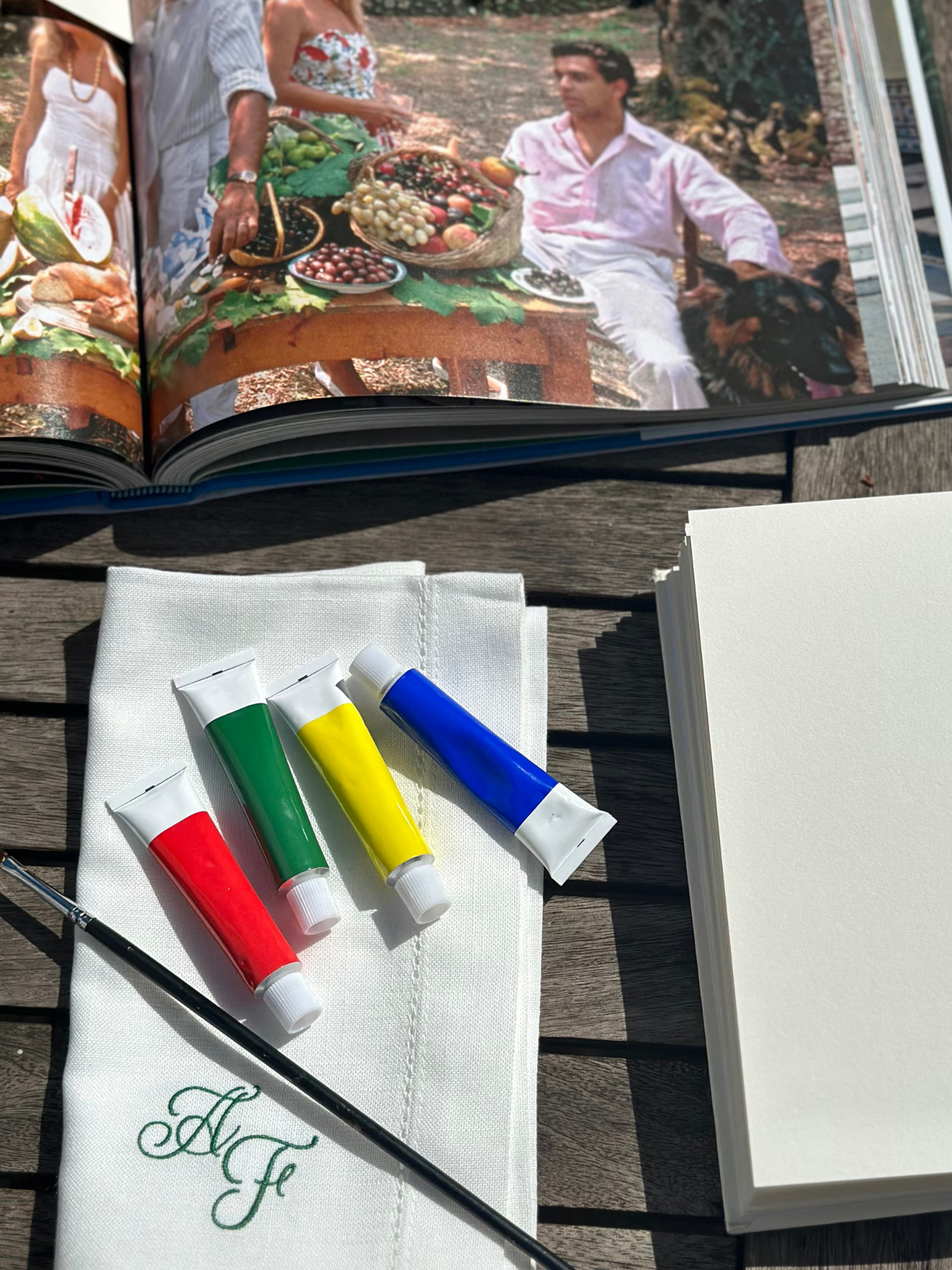 The Monogram Napkin Set