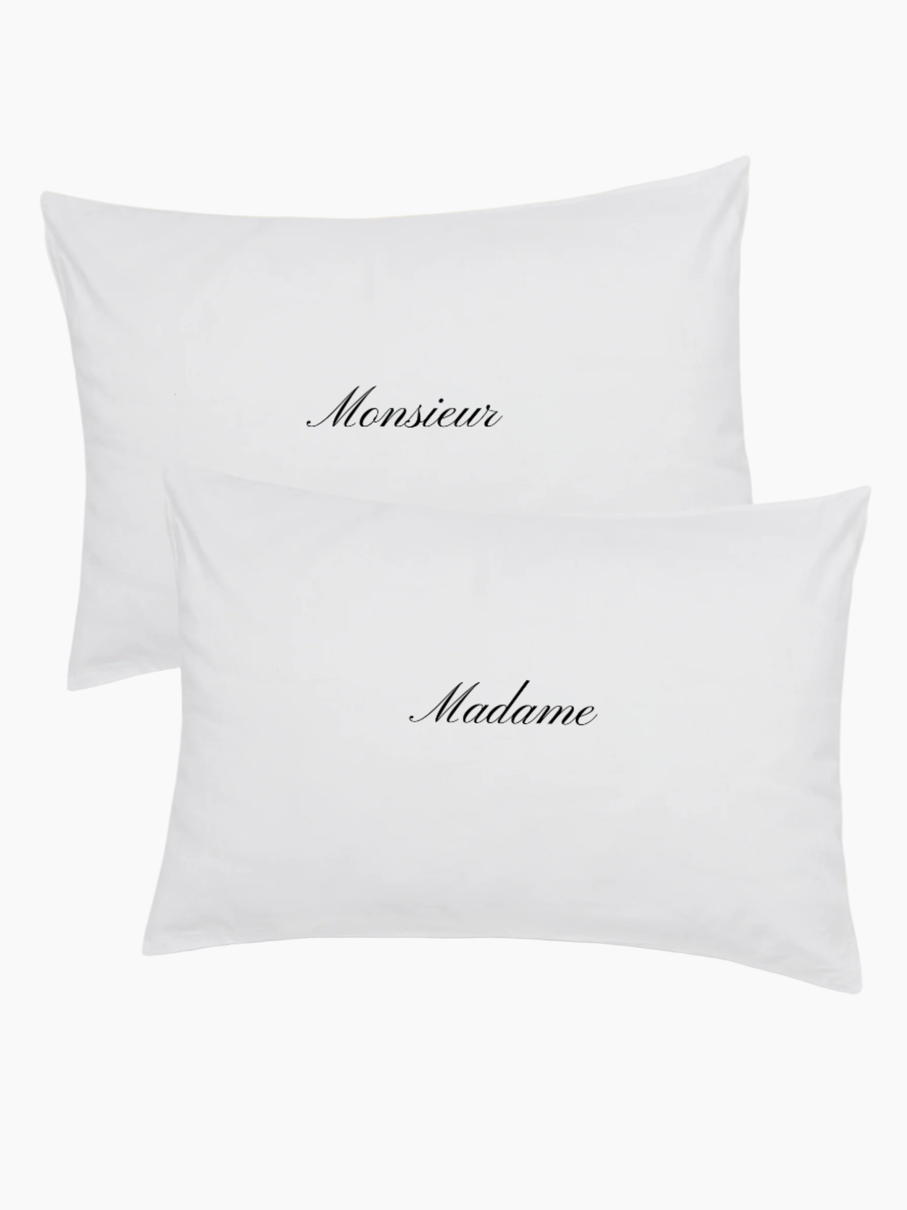 Monsieur &amp; Madame Pillowcase Set