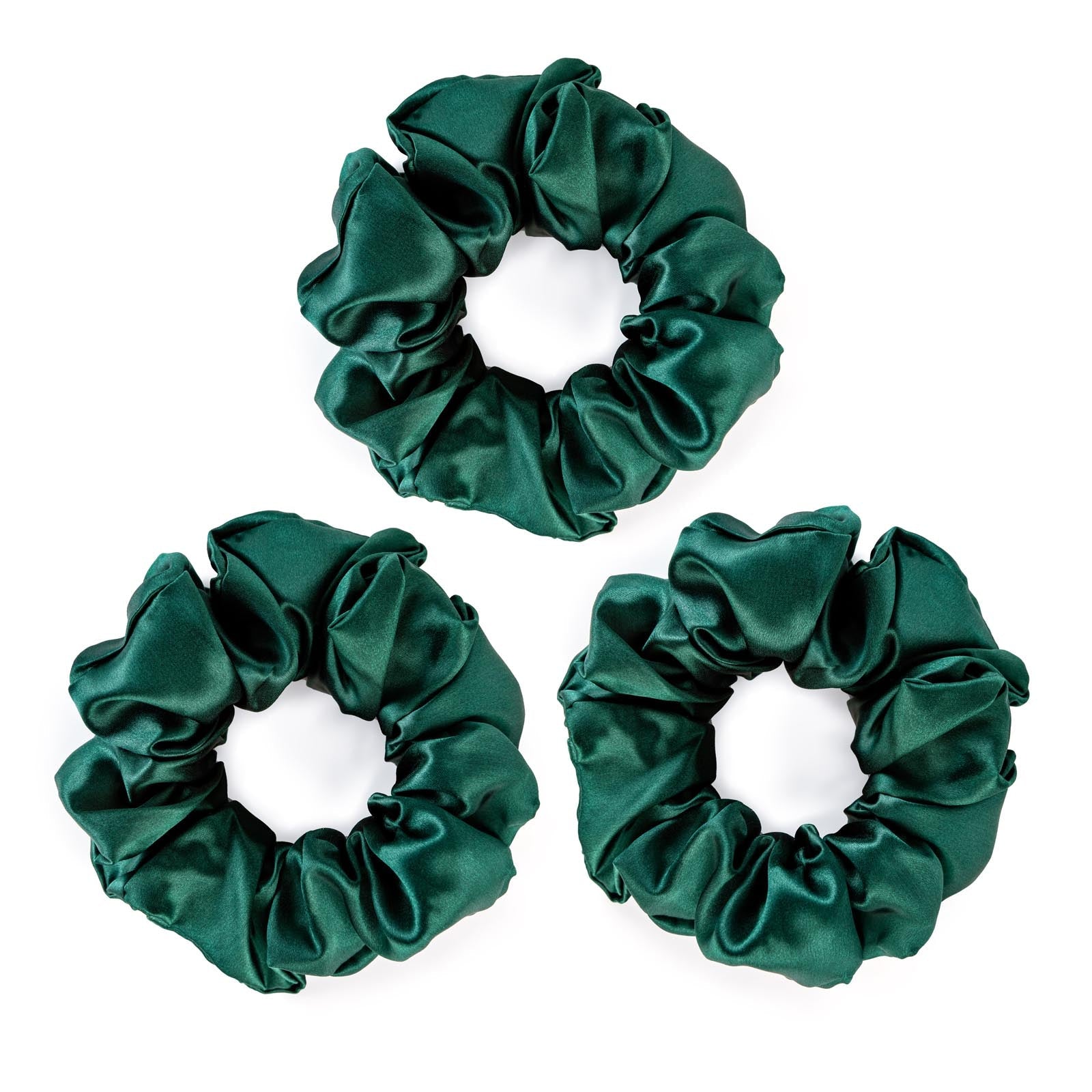 Large Silk Scrunchies Pack of 3