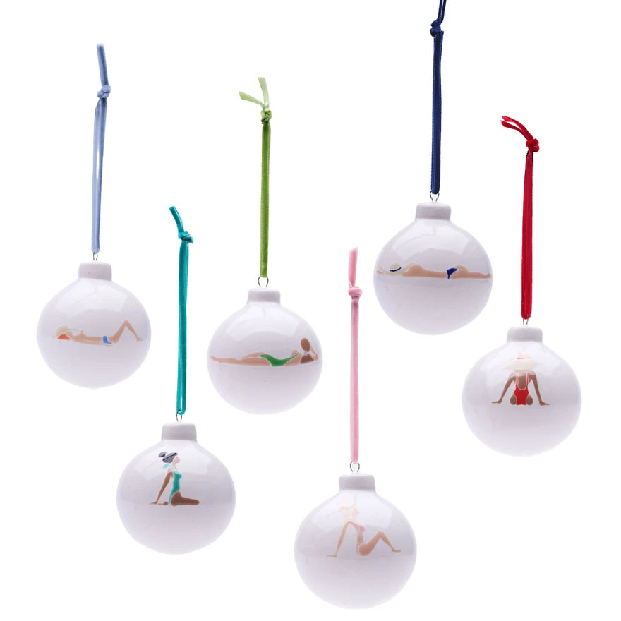 Set of 6 Pampelonne Baubles