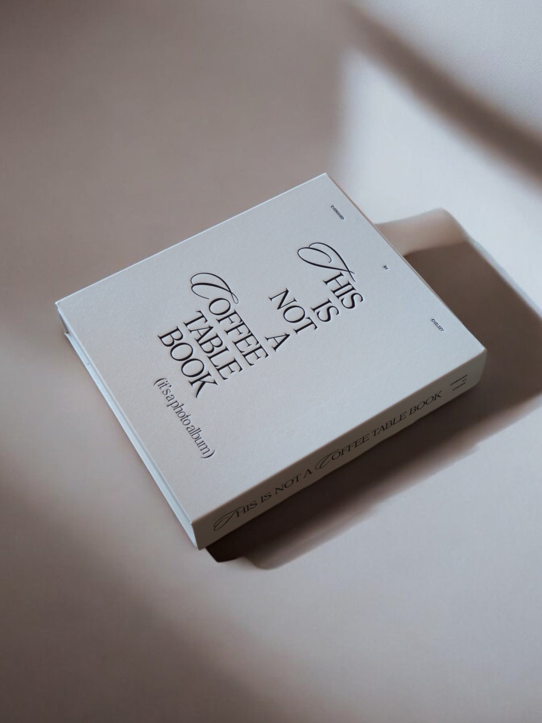 "This is Not a Coffee Table Book" Photo Album