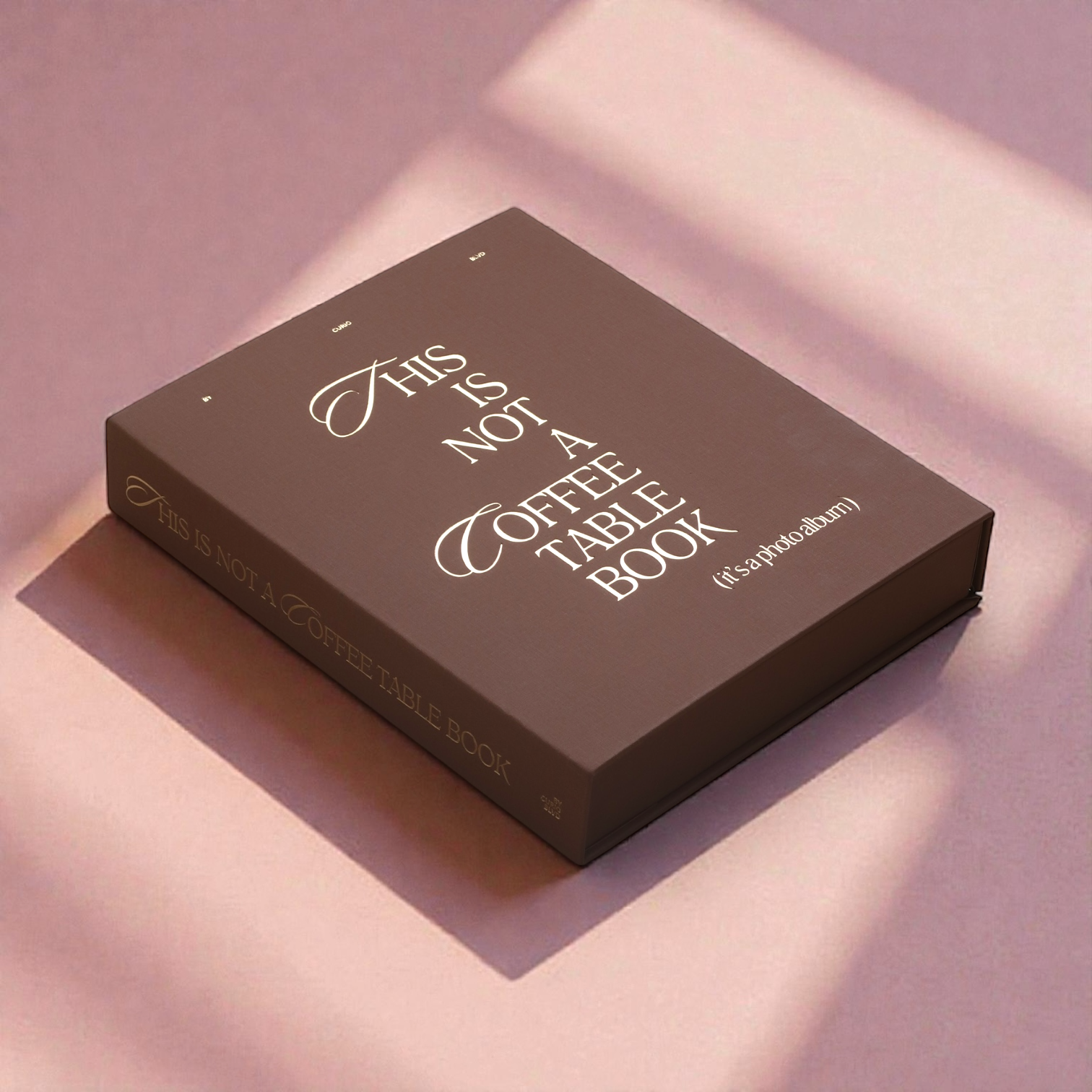 "This is Not a Coffee Table Book" Photo Album