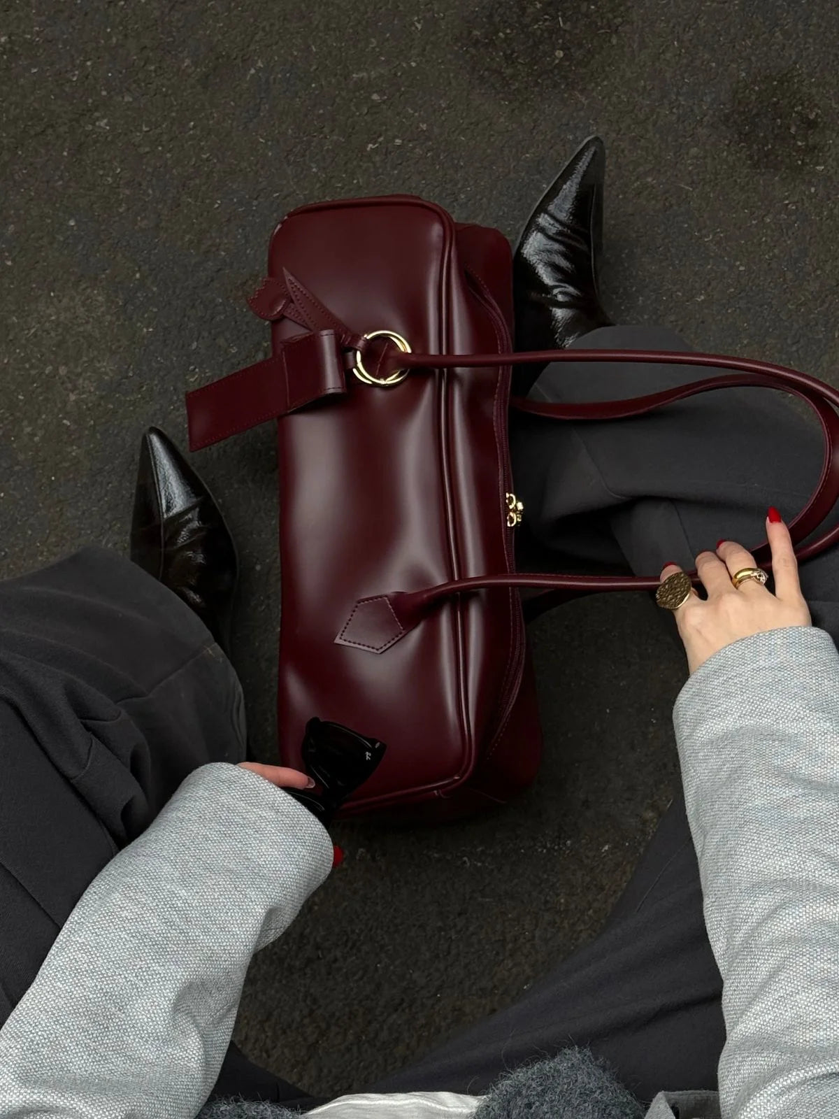 Bordeaux Hailey Bag