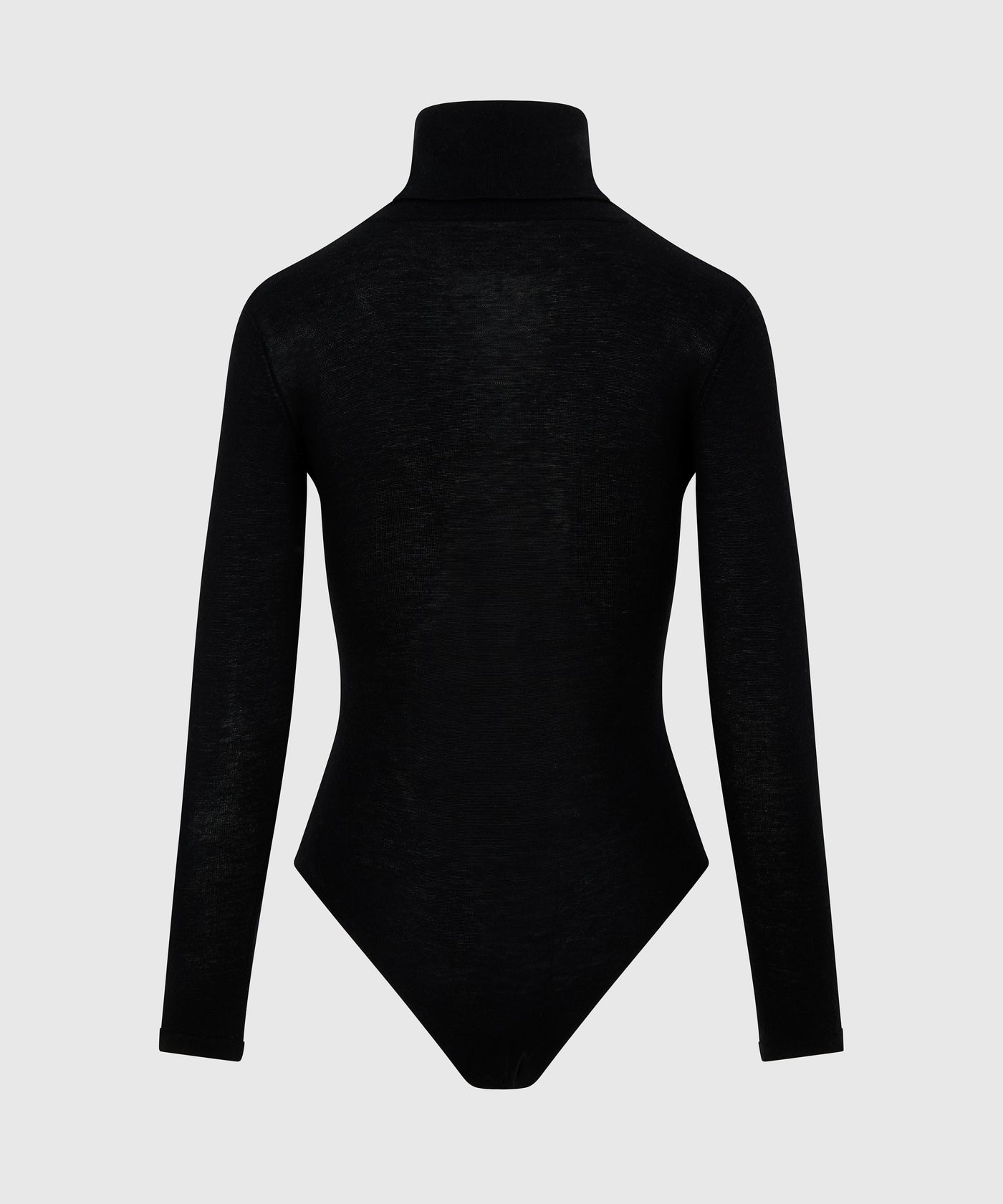 Black 100% Silk and Cashmere Bodysuit