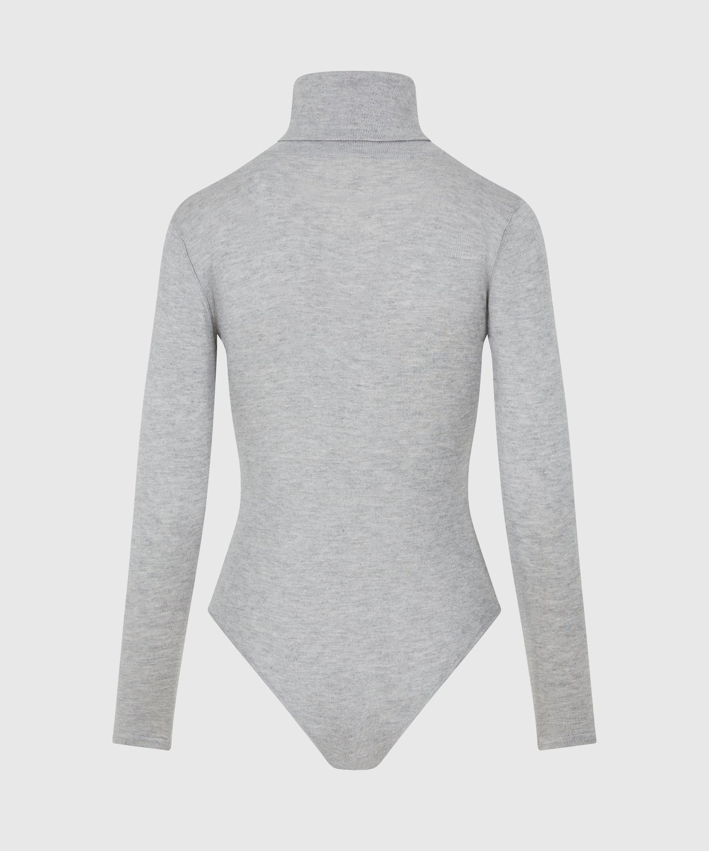 Grey Silk and Cashmere Bodysuit