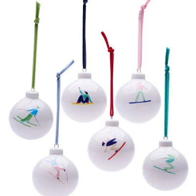 Chatel Snowboarder Bauble Navy