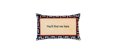 Blue Custom Pillow 1
