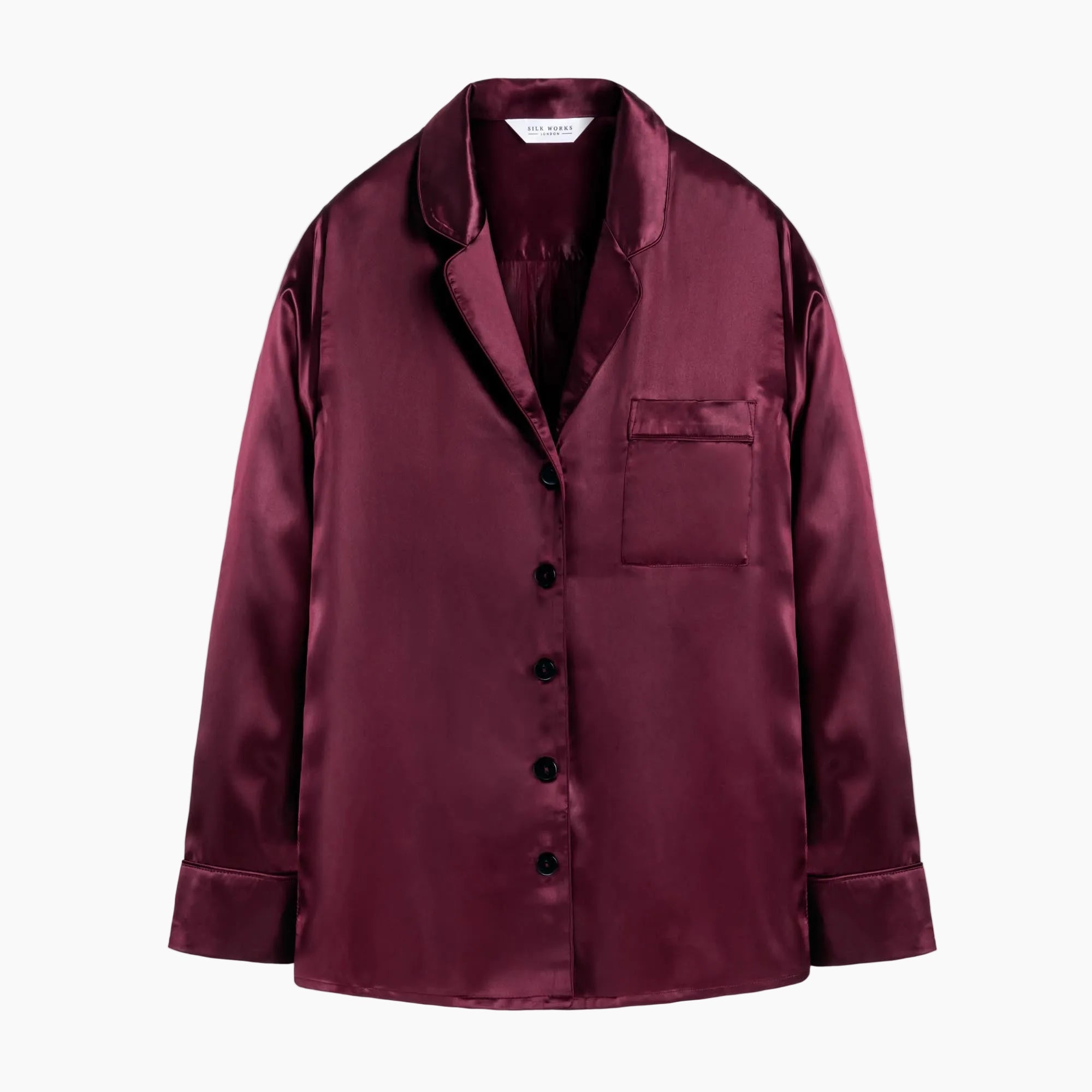 Pure Silk Lounge Shirt