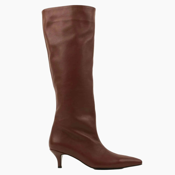 Brown Leather Vivian Boots