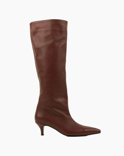 Brown Leather Vivian Boots