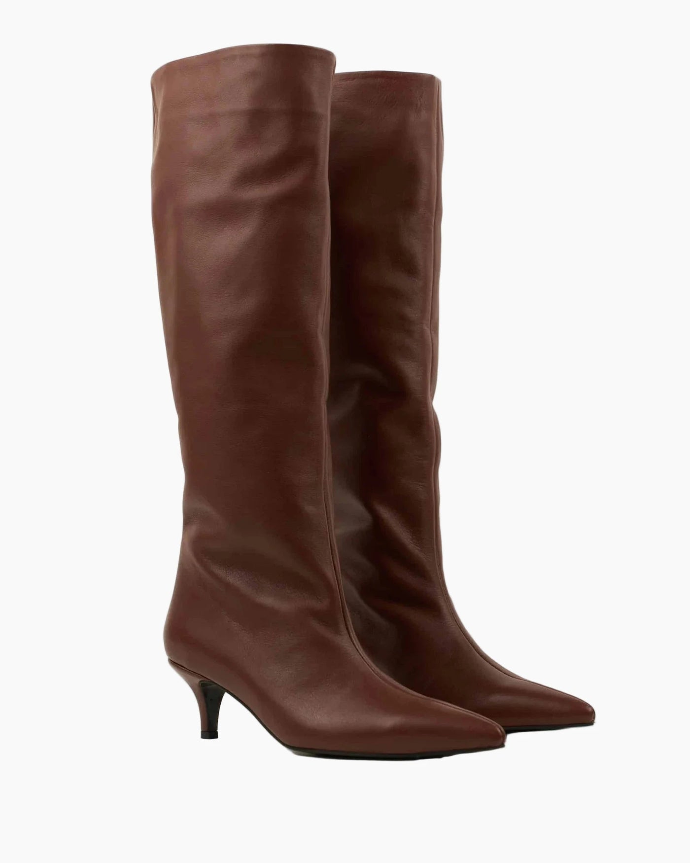 Brown Leather Vivian Boots