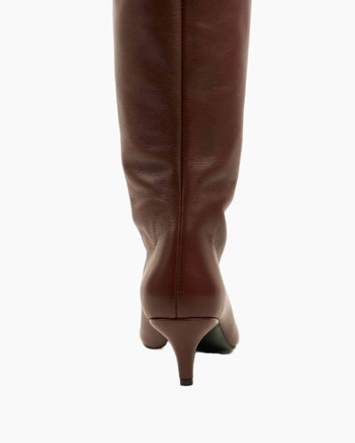 Brown Leather Vivian Boots