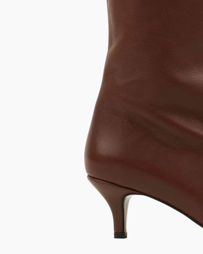 Brown Leather Vivian Boots